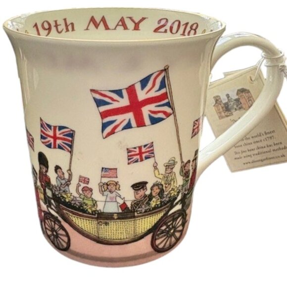 Alison Gardiner Collection "Royal Wedding" Fine Bone China Cup - Meghan & Harry - Picture 2 of 8